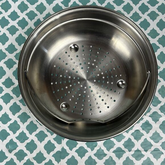 TRAMONTINA‎ Steamer Basket Strainer 8 Inch Stainless steel - Picture 2 of 8